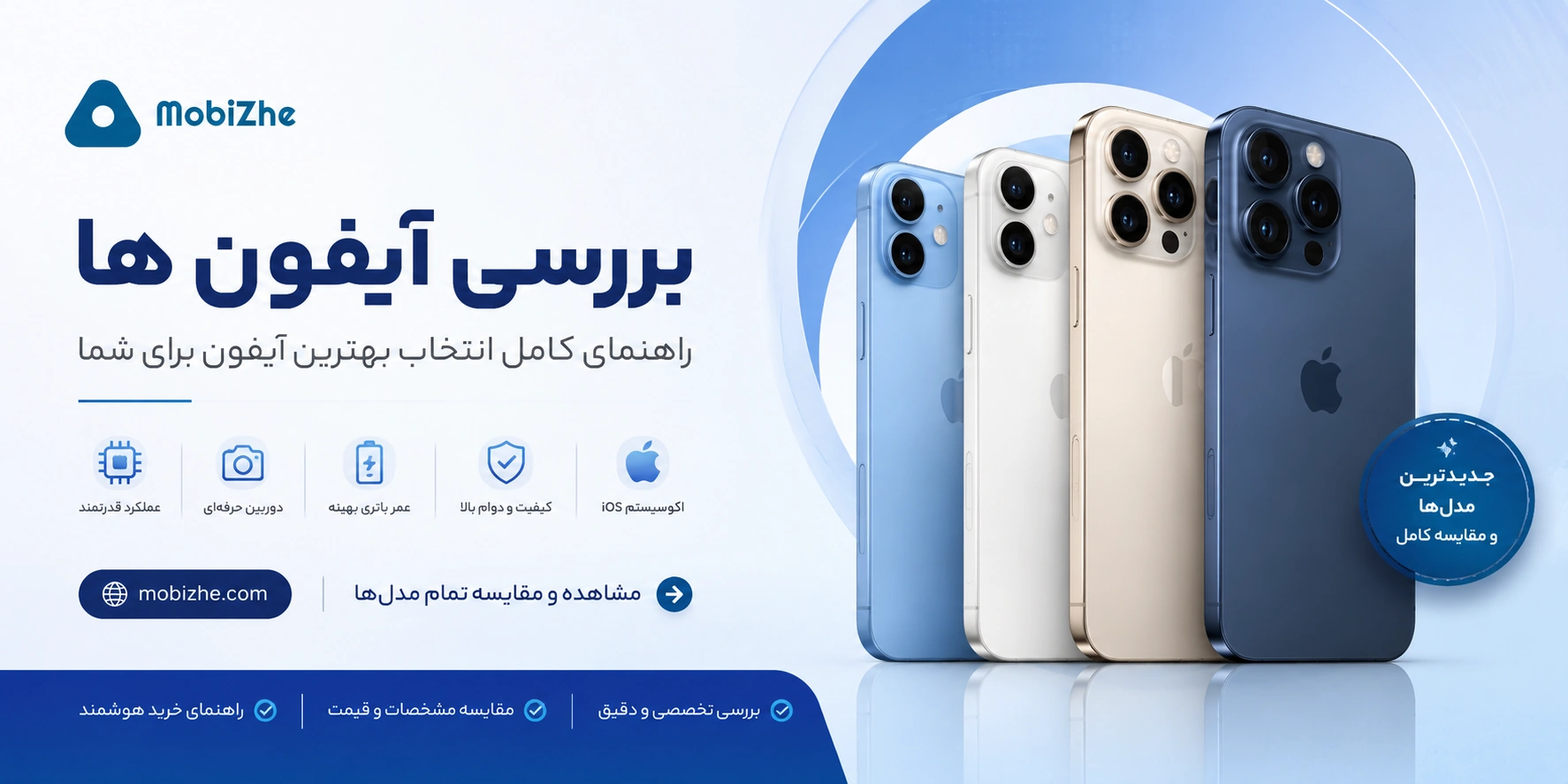 بررسی آیفون‌ها